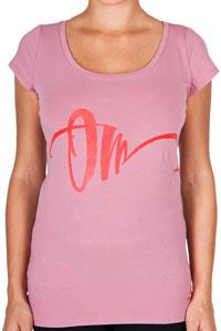 Футболка «OM» (розовый) Футболка «OM» (розовый)