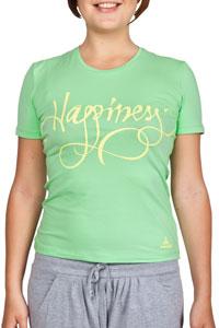 Футболка «Happiness» (зеленый) Футболка «Happiness» (зеленый)